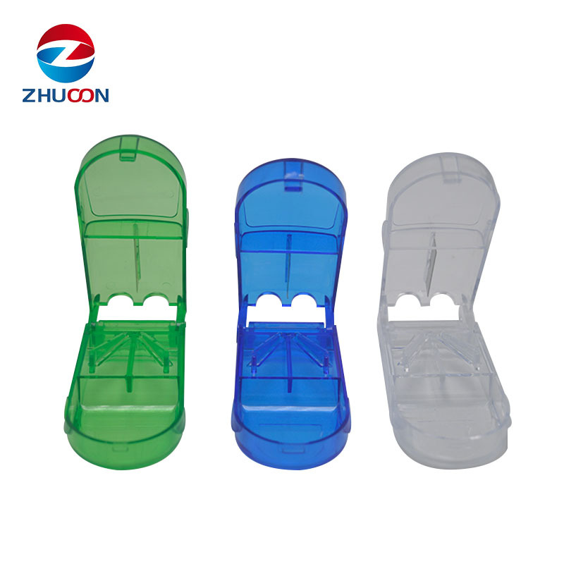 厂家直销 碎药器 切药器 切药片塑料药盒方便随身携带