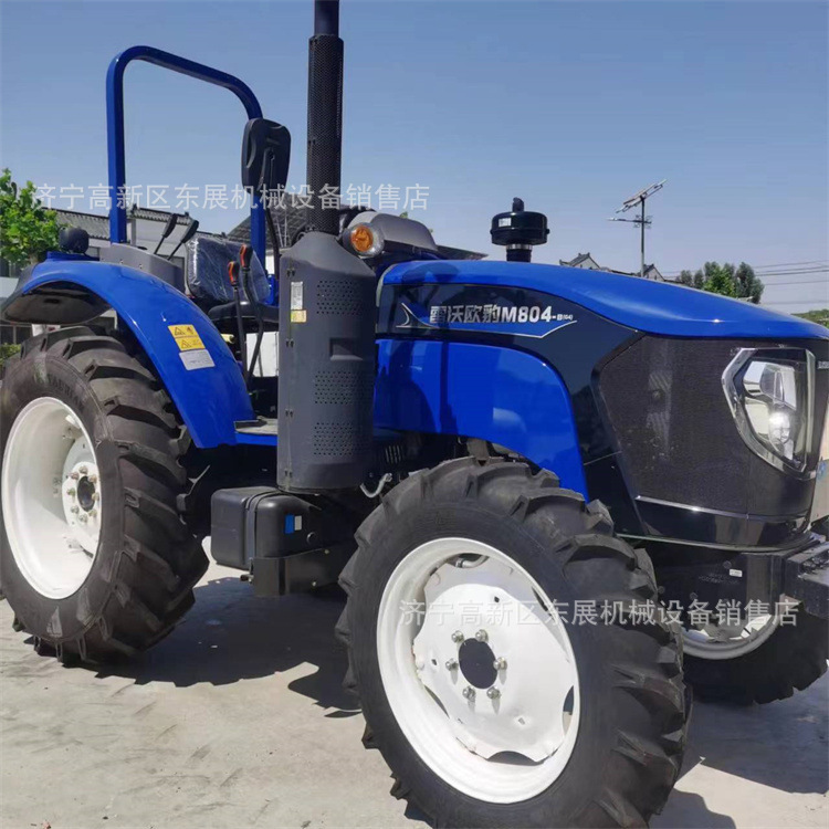 跨境热微笑雷沃拖拉机 80马力四驱拖拉机 旋耕犁地四轮运输车