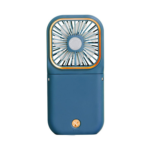 Gift printable logo folding small fan mini power bank fan handheld fan lazy stand hanging neck fan