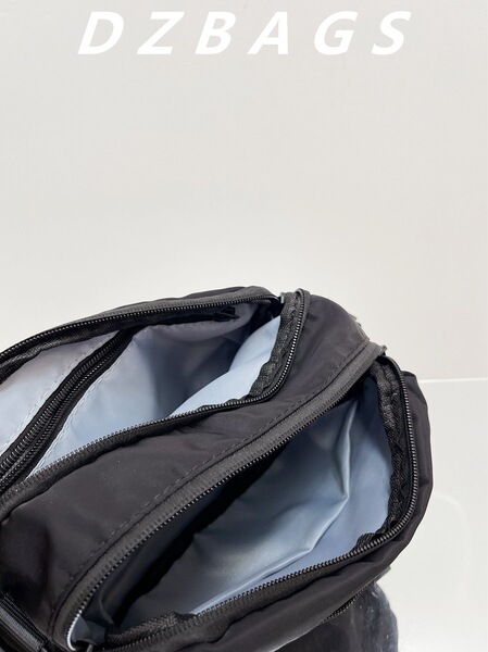 Pocket waterproof ultra light nylon black one-shoulder bag for men…