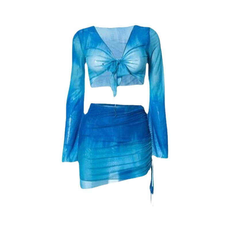 Swimwear, split set for students, 4 piece set