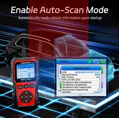 Konnwei New Model Avtomobil diaqnostika alətləri