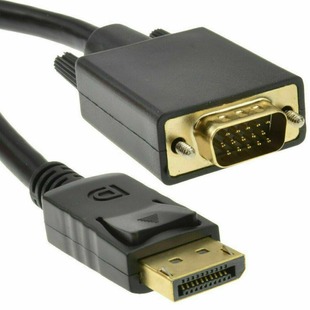 Display Port DP Male to VGA Adapter Converter Cable TV HDTV