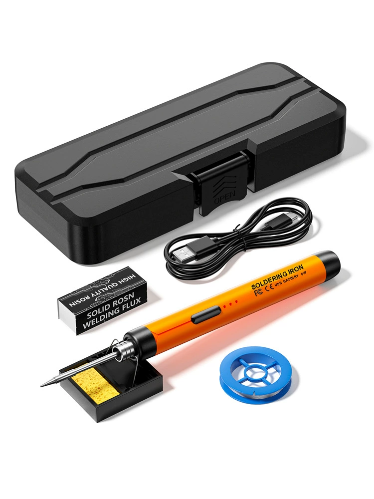 Портативный паяльник с беспроводной зарядкой Type-C, 3,7 В, 8 Вт, с тремя скоростями, новый продукт, с зеркальным отображением