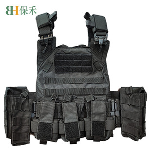 Baohuo Tactical Vest Training Chest Bag Multi-Pocket Waterproof Oxford Cloth Adjustable Molle Quick Release Buckle Equipment