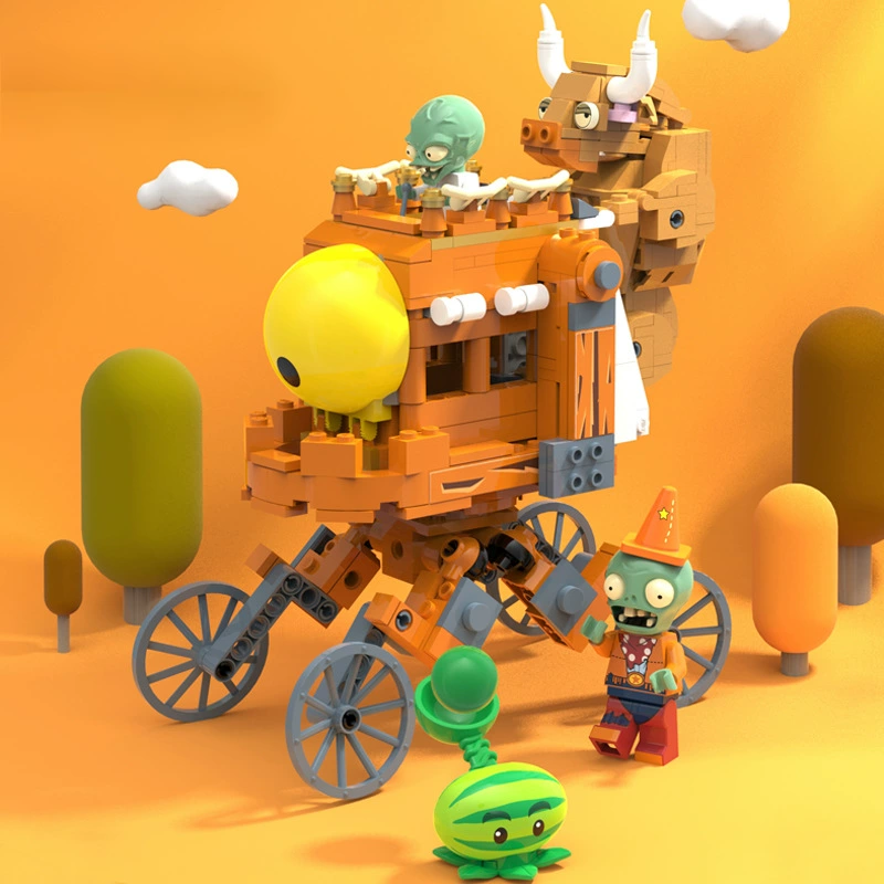 Гуди Конструктор: Plants vs Zombies — игрушка для мальчиков, космический шаттл и механизированные зомби-боссы