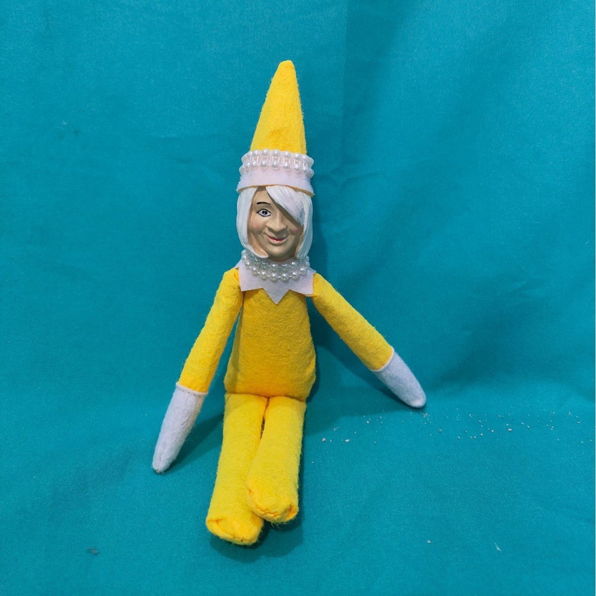 Muñecas de resina transfronterizas muñecas de felt negro Snoop on a Stoop Snoop curved Christmas Genie Doll