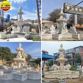 石雕;景观雕塑;喷泉水景
