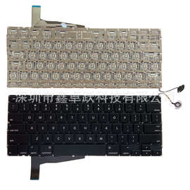 US 全新适用Apple苹果 Macbook Por A1286 2008 笔记本电脑键盘