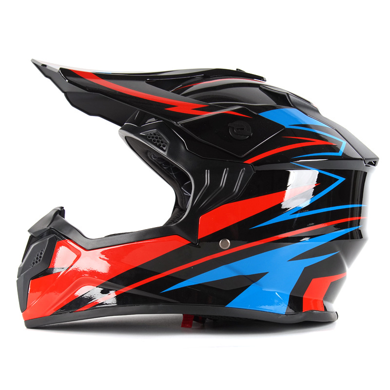 빨간색과 파란색 트랙