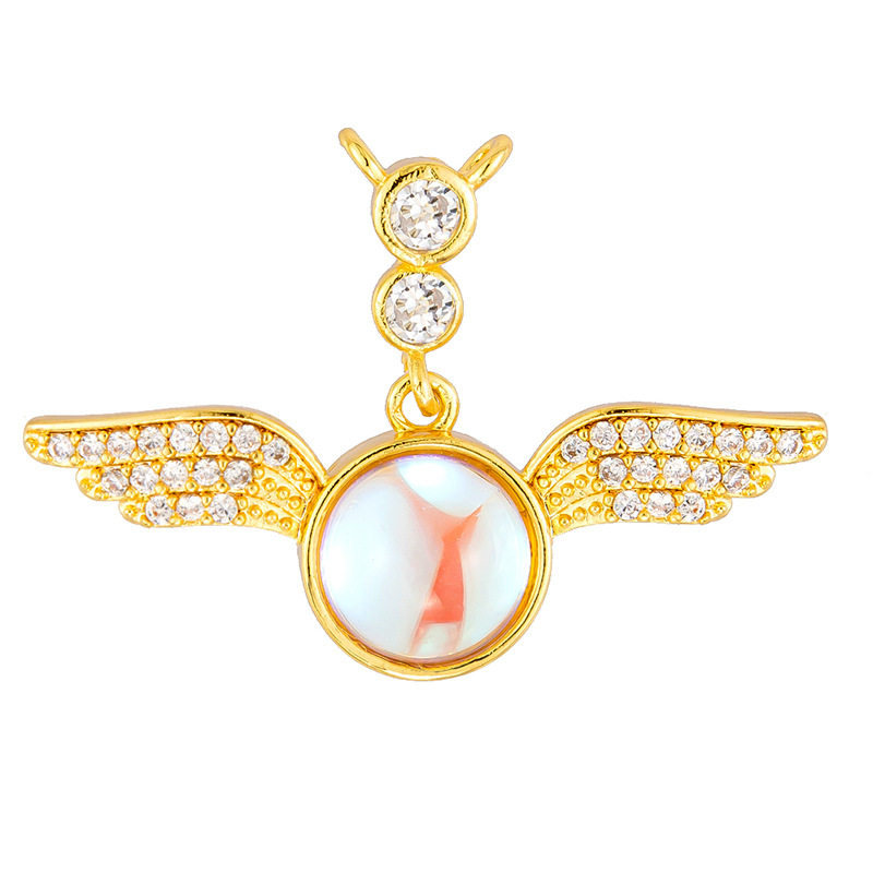 Douyin Venta caliente Colgante de microincrustaciones de cobre chapado al por mayor Cientos de colgantes de cobre opcionales a su gusto, fábrica de origen al por mayor sin cadena