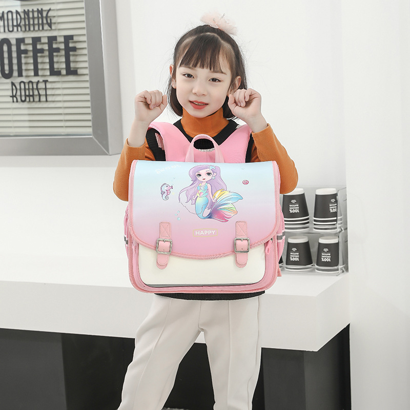 2022 peces naturales nueva mochila Escuela Primaria grado 1-3 horizontal niños y niñas transfronteriza Venta caliente