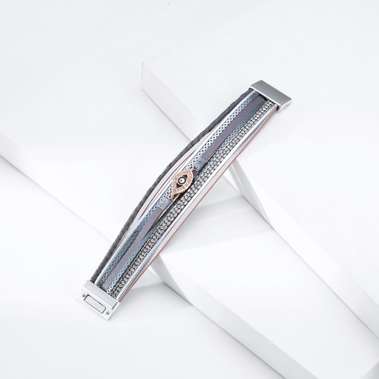 wholesale jewelry wide-brimmed eye shape bracelet Nihaojewelry