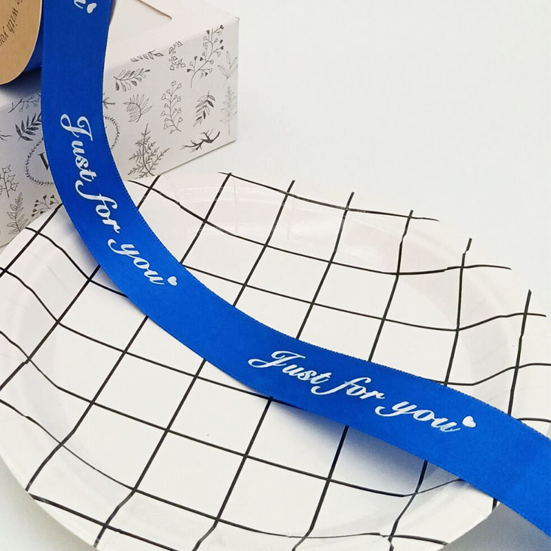 Inglés poliéster cinta flores regalo cinta DIY regalo decorativo cinta de embalaje ramo cinta al por mayor