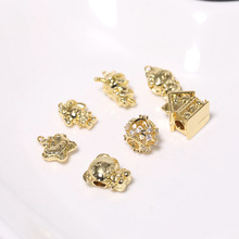 diy�ֹ�����18K��ɫ�ʯ��������Ʒ��朵�����̩�ϴ����