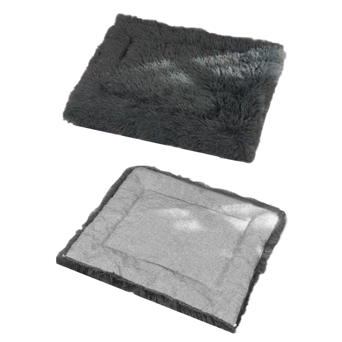 Almohadilla de jaula para perros de doble capa gruesa y lavable a máquina Almohadilla para perrera a prueba de humedad