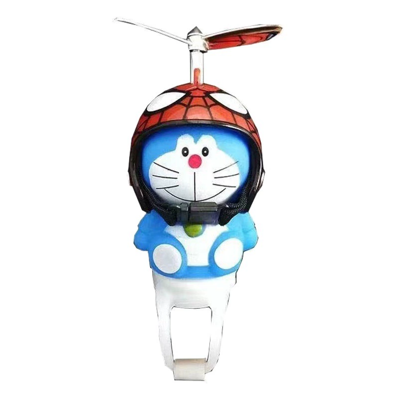 Ветроустойчивая фигурка утки, маленькая желтая утка, Дораэмон, Котик Джингл, украшение для электромобиля, мотоцикла, мультяшный декор, украшение для велосипеда