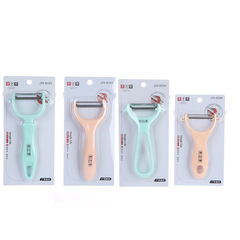 Hot selling stainless steel peeling knife, single package portable fruit and vegetable peeler, kitchen fruit peeler, apple peeler