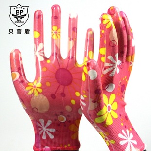 Dingyu Printing Garden Art Gloves Multi -Blower Color Пополнительный Cross -Overseas Trade Garden Gloves Дамы Ding Ye Gloves