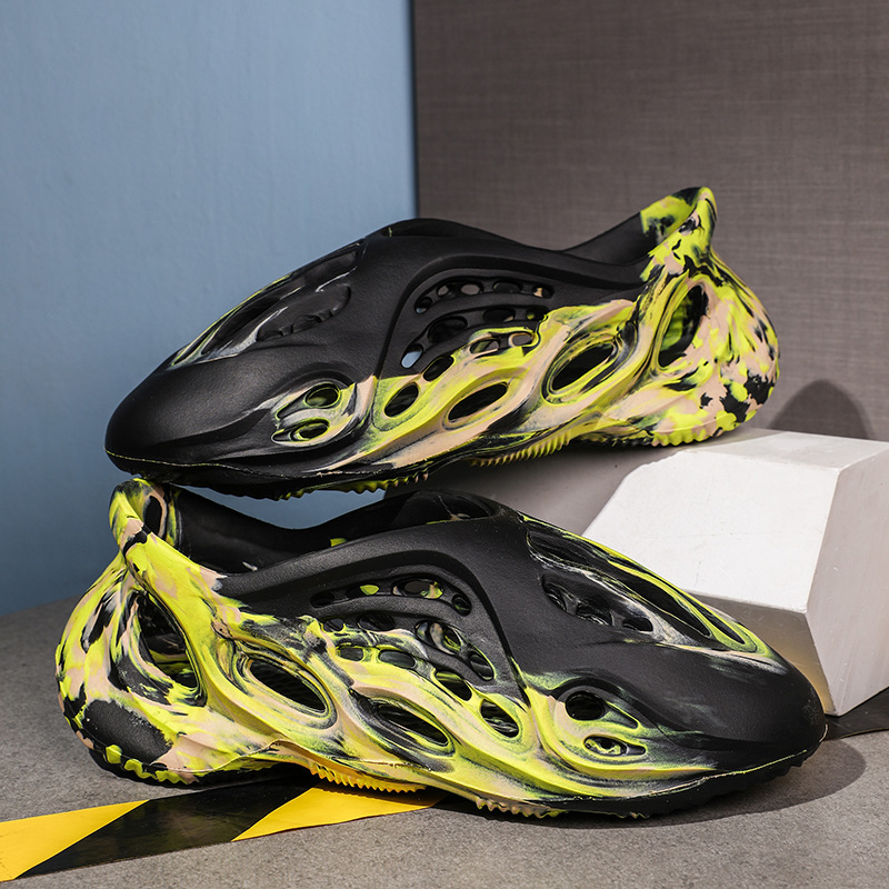 V6 검은 녹색 위장 [어린이 신발 성인]]