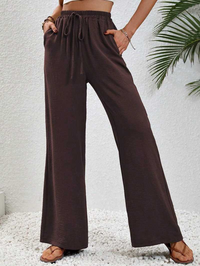 Women's Daily Streetwear Solid Color Full Length Casual Pants Straight Pants display picture 56