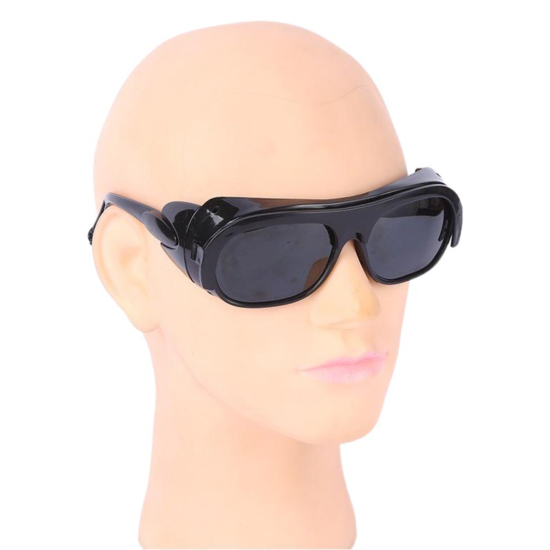 Factory wholesale protective glasses cowhide grimaces glasses welding arc welding polished anti-glare labor protection goggles