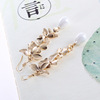 Cute earrings with tassels from pearl, flowered