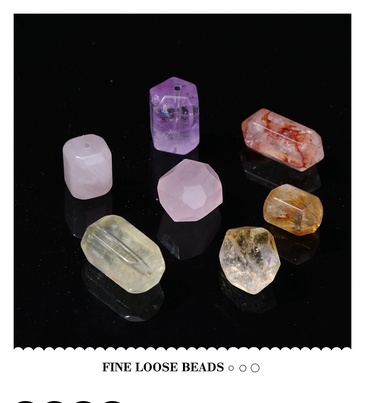 Natural Crystal Random Beads Spacer Accessories DIY Bracelet Necklace Bracelet Jewelry Accessories Ready for Sale