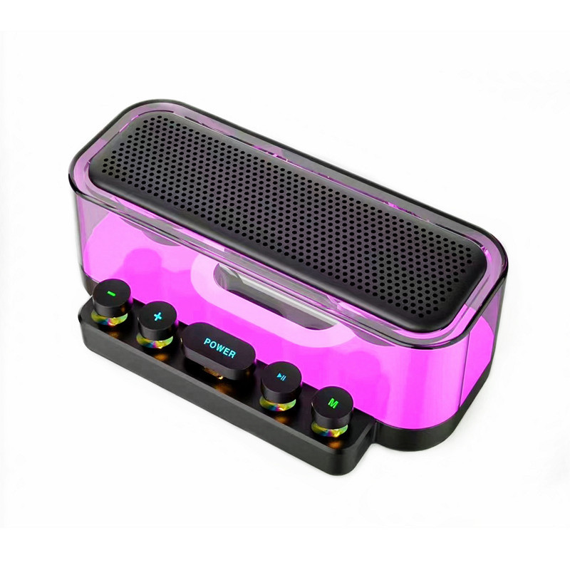 新型z 6瑠璃発光rgbカラーライトbluetoothスピーカー10w大出力重低音無線音響七色灯|undefined