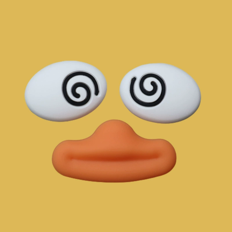 B.Duck, мультяшный аксессуар, чехол для телефона, обувная пряжка из мягкой резины, DIY