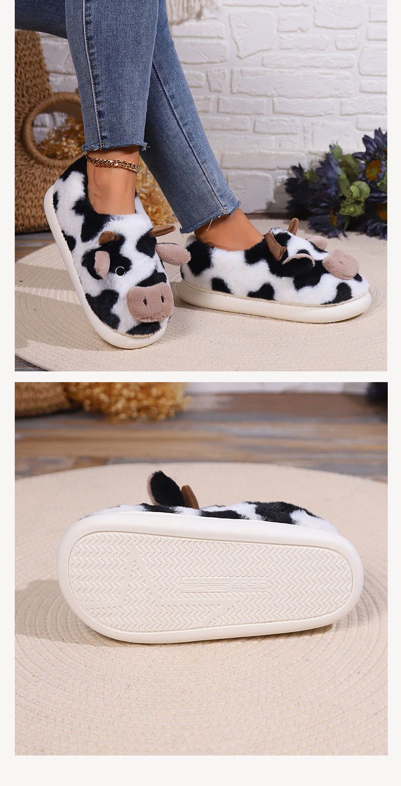 Pantofole traspiranti comode da esterno per camera da letto invernale aperte in pile da donna in velluto_voghion.com