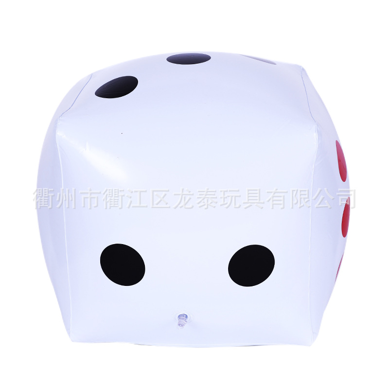 Zhejiang Manufacturer Customized Pvc Educational Water Inflatable Dice Kidsren's Large Game Toys Can Add Logo