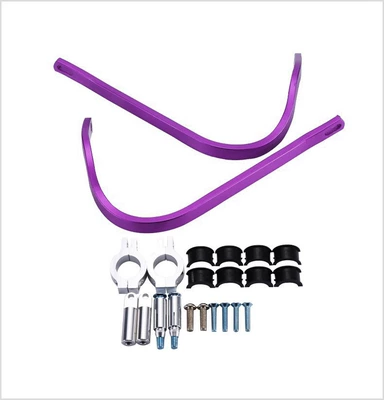 Off-road vehicle motorcycle handguard: Motorcycle Safety Supplies - purple-all-aluminum-hand-guard