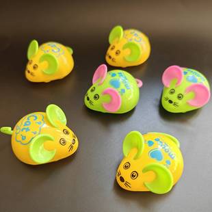 7.4cm Pull Back Mouse Children's Toy Colorful Small Animal Primary School Student 1 Yuan Toy Street Stall Supply Wholesale