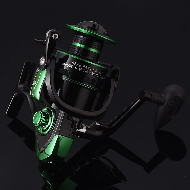 金属线杯鱼线轮绕线轮13+1金属轴承路亚路亚轮纺车轮渔具渔轮|ms