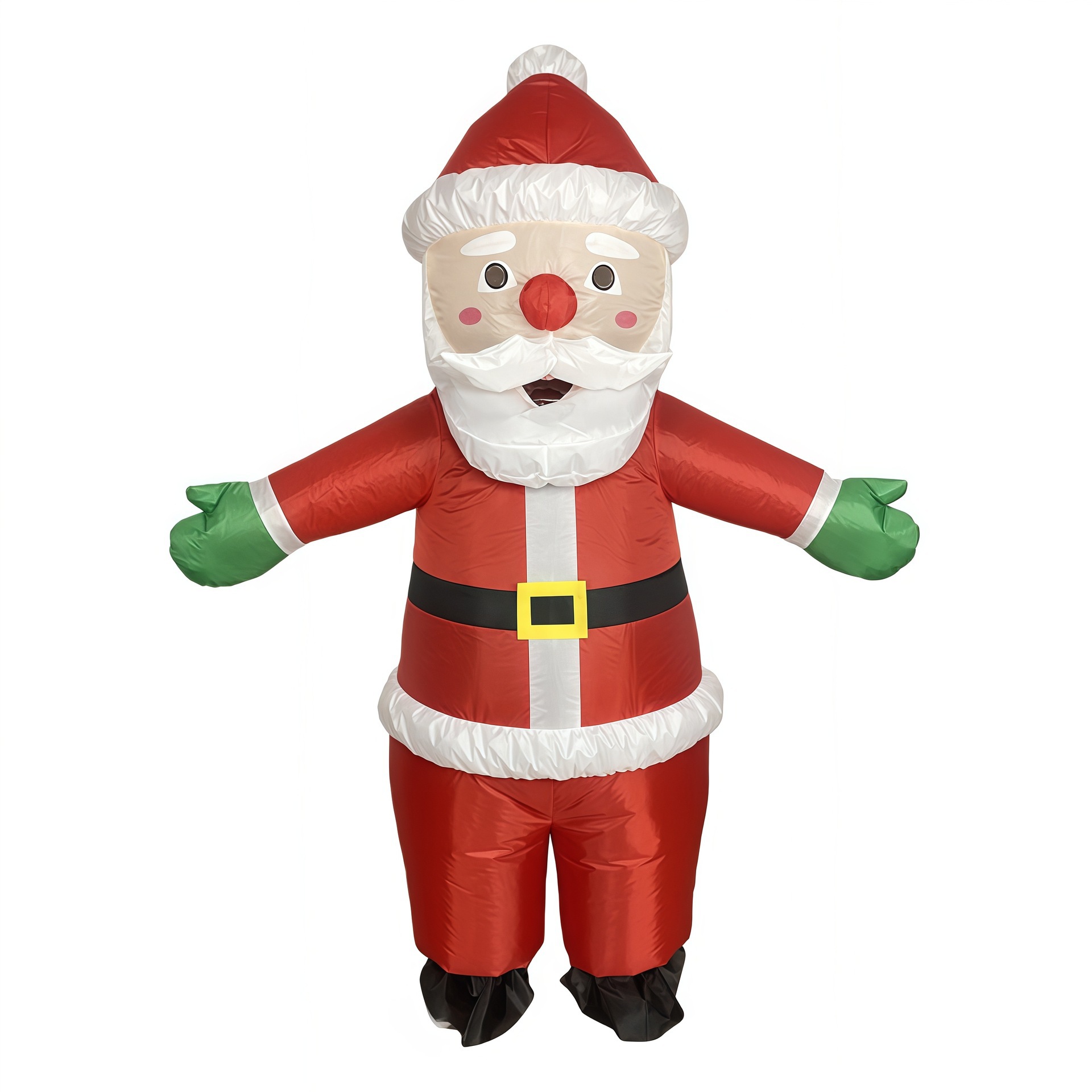 Navidad personalizada transfronteriza navidad barba blanca vieja ropa inflable cos show adorable jugar ropa inflable de navidad