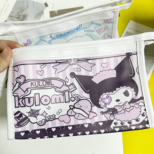 Pen bag cartoon Sanrio Kuromi Cinnamon dog stationery bag high-looking large capacity student stationery bag waterproof