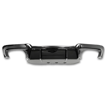 Suitable for Bmw 5 Series (10-16) F10 M5 Rear Lip Non-Destructive Installation Cross-Border Modification Parts Factory Direct Sales (Fixed wind wing) - bright-black-without-lights