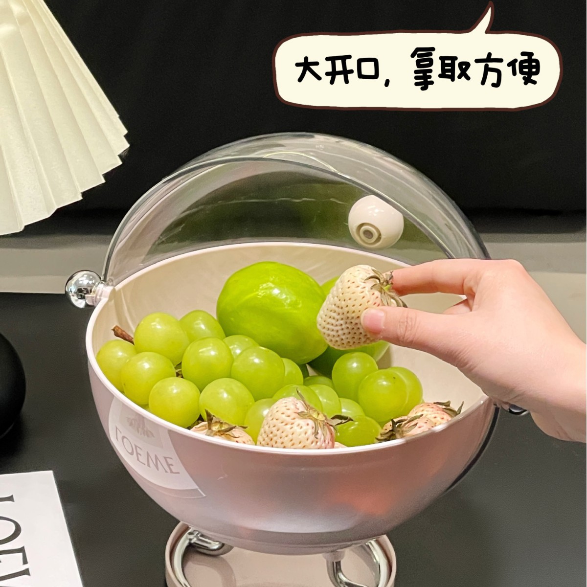 Plato de frutas abatible, mesa de centro de la sala de estar del hogar, nuevo plato de frutas de escurrir creativo, plato de dulces, plato de bocadillos de recepción