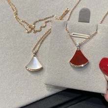 925宝家项链小裙子项链夏季女高级感祖母绿黑玛瑙项链 女 女士 锁