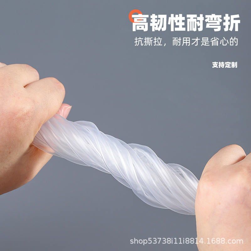 加工定制硅胶管食品级无味耐高温弹性加厚饮水机蠕动泵水管家批发
