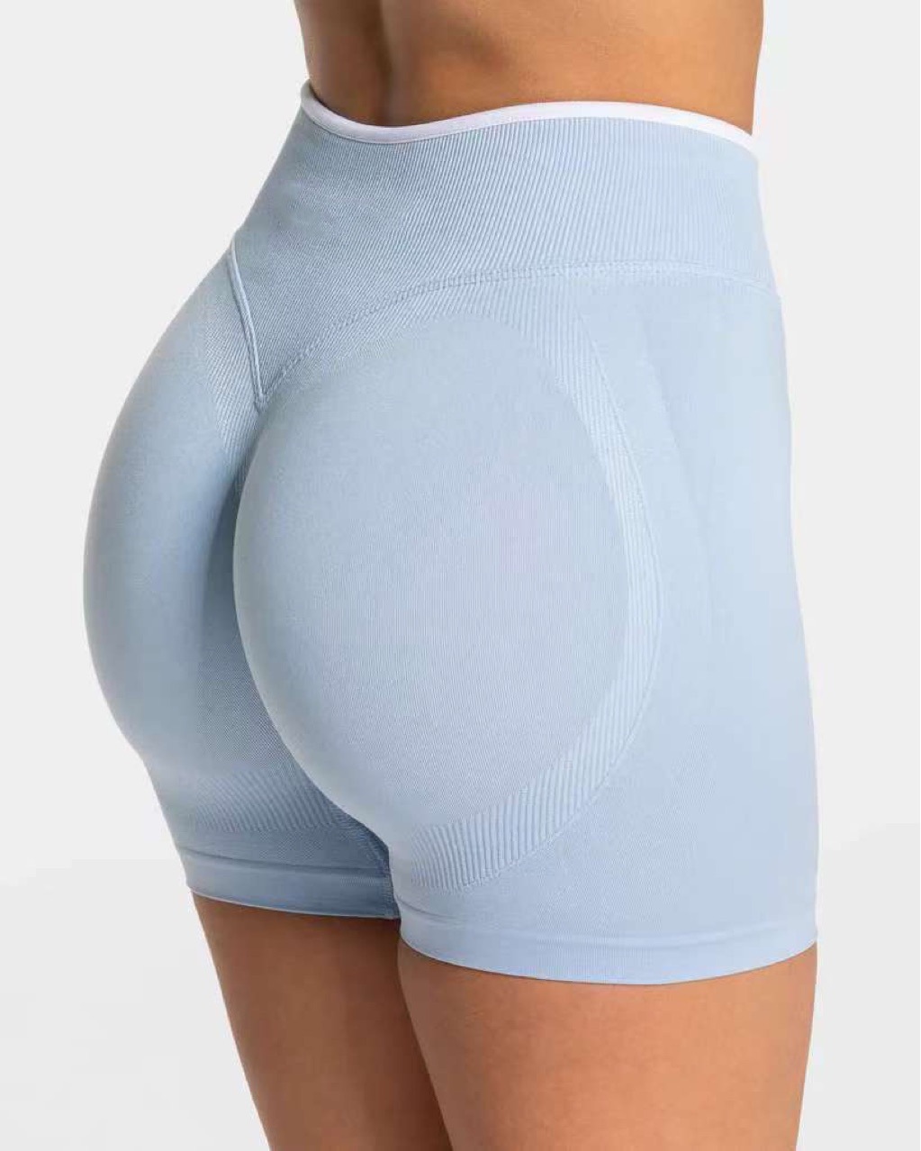 Seamless Yoga Shorts Outdoor Wearable Butt Lifting Body Shaping Fitness Sports Shorts_desvips.com