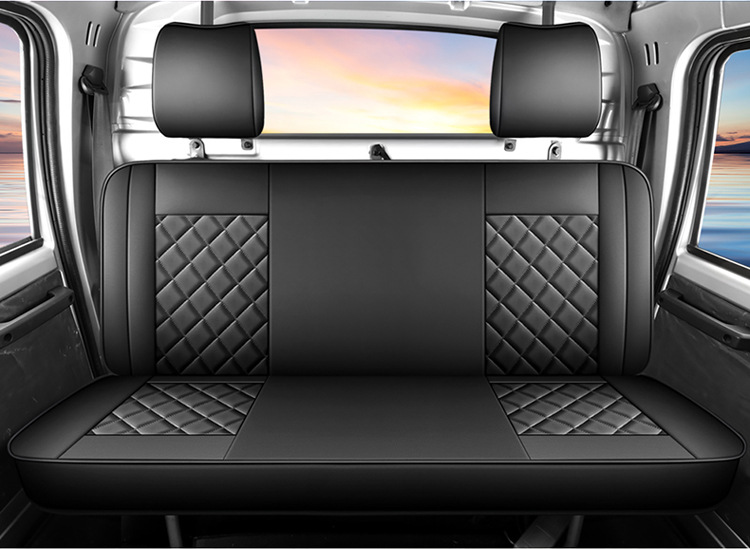 Wuling Double-Row Reinforced Warehouse Truck Rongguang New Card Small Card Single-Row Special Vehicle Seat Cover Leather Four-Season Seat Cushion