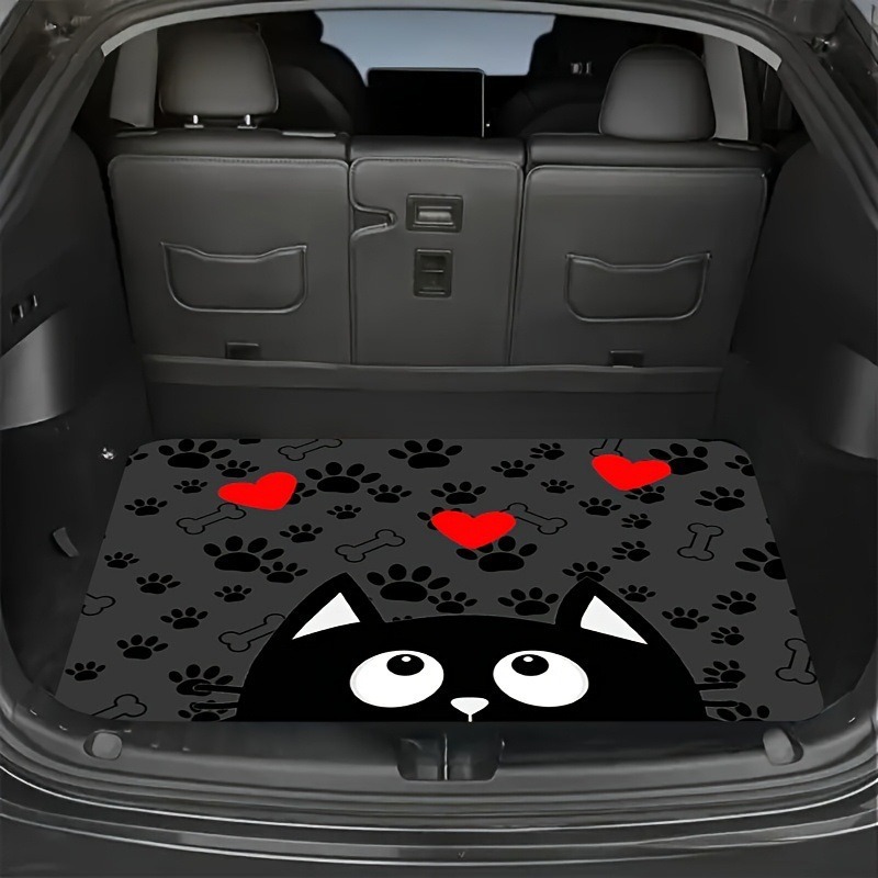 Cute Mickey Car Trunk Mat, Universal for All Seasons, Dust-Proof and Dirt-Resistant Floor Mat for the Car, Factory Direct Sales, Dropshipping Available