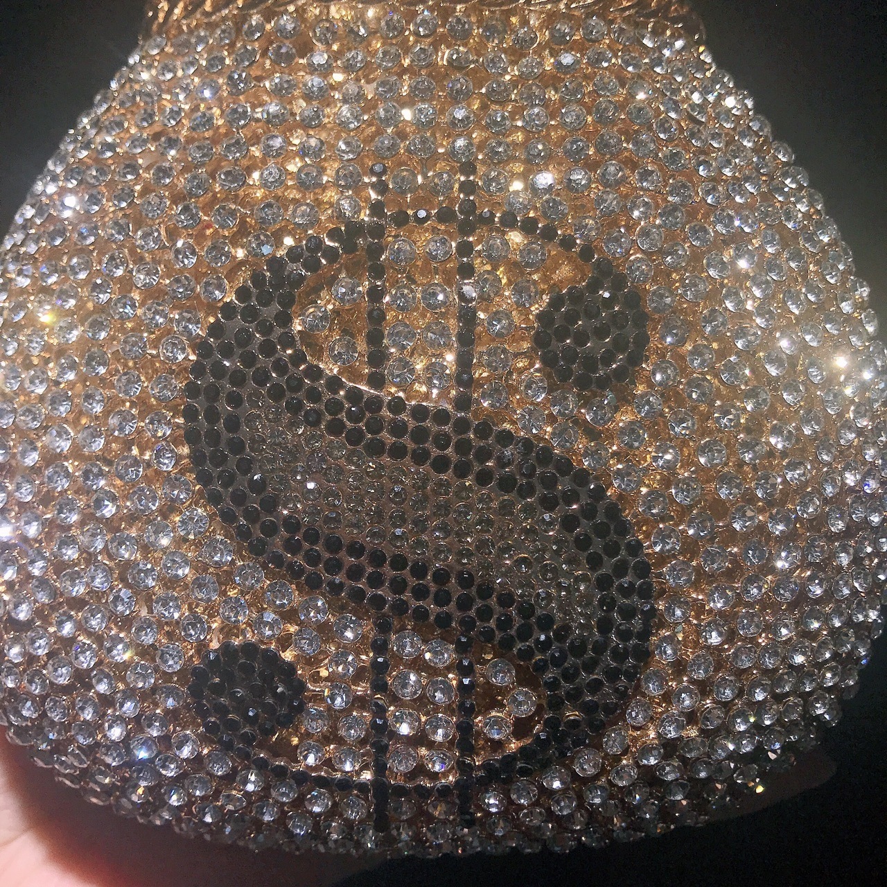 Bolsa de dinero bolsas de diamantes banquete transfronterizas bolsas de cristal de diamantes bolsas de mano de diamantes Clutch Bag duro