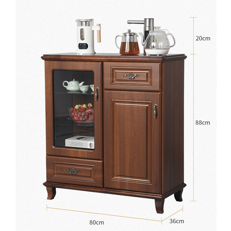 Gabinete inteligente de agua, máquina de té de madera sólida, gabinete de cubo vertical bajo, gabinete de bebida automático, gabinete de vino