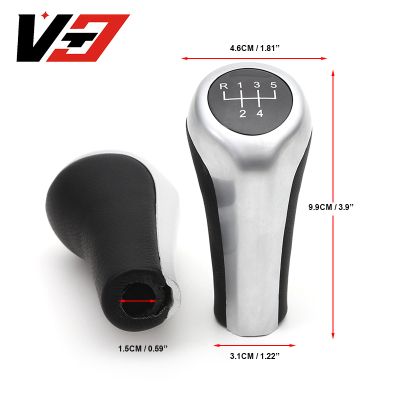 Gear Shift Knob for BMW E46 E36 Silver