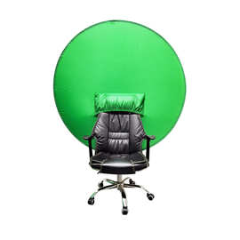 现货供应多种尺寸背景板绿幕抖音直播电竞开黑可套椅子折叠反光板