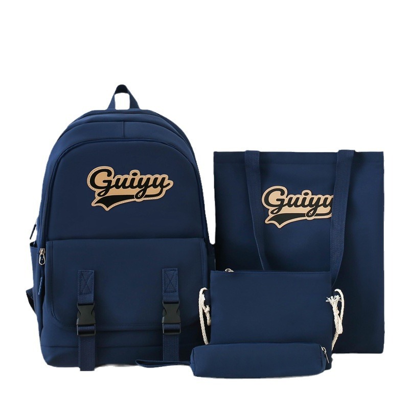 Kids Backpacks Junior High School Students Large Capacity Backpack High School Students Niche Backpack Forest Backpack_voghion.com