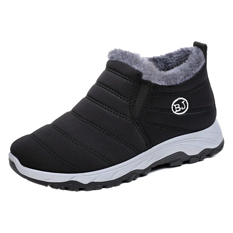 Новые мужские хлопчатобумажные туфли, старые пекинские хлопчатобумажные сапоги, короткие сапоги большого размера, оптовые слипоны, бархатные утолщенные теплые зимние сапоги.